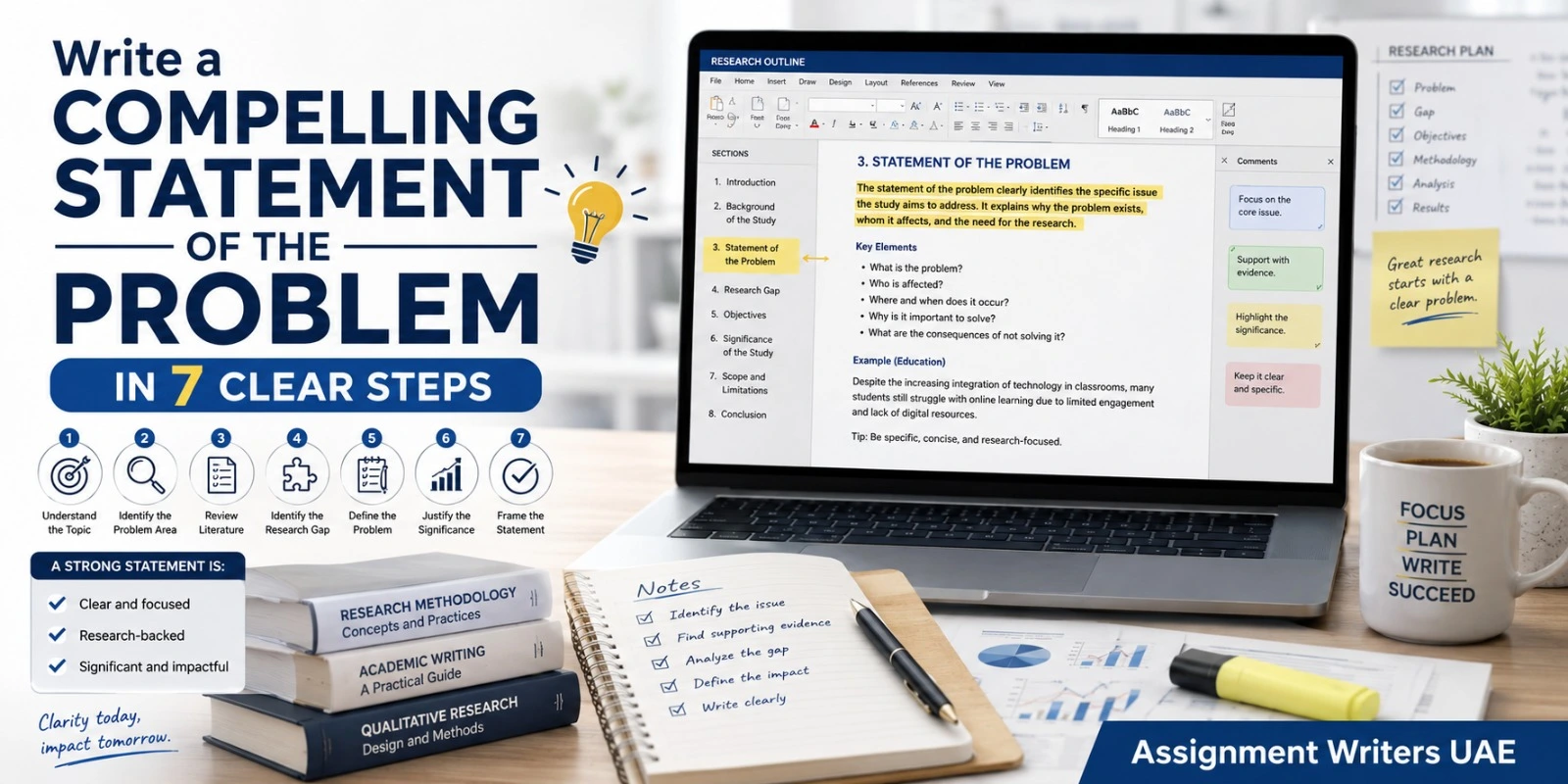 You are currently viewing Write a Compelling Statement of the Problem in 7 Clear Steps